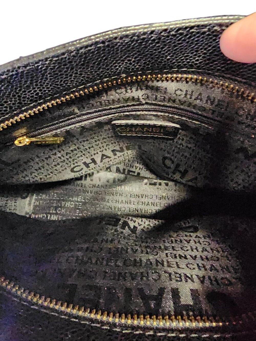 CHANEL Quilted Black Tote Purse - Picture 6 of 10